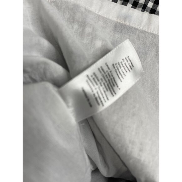 Talbots Black White Plaid Sheath Dress | Sleeveless Work Midi Classic Chic - Picture 4 of 9